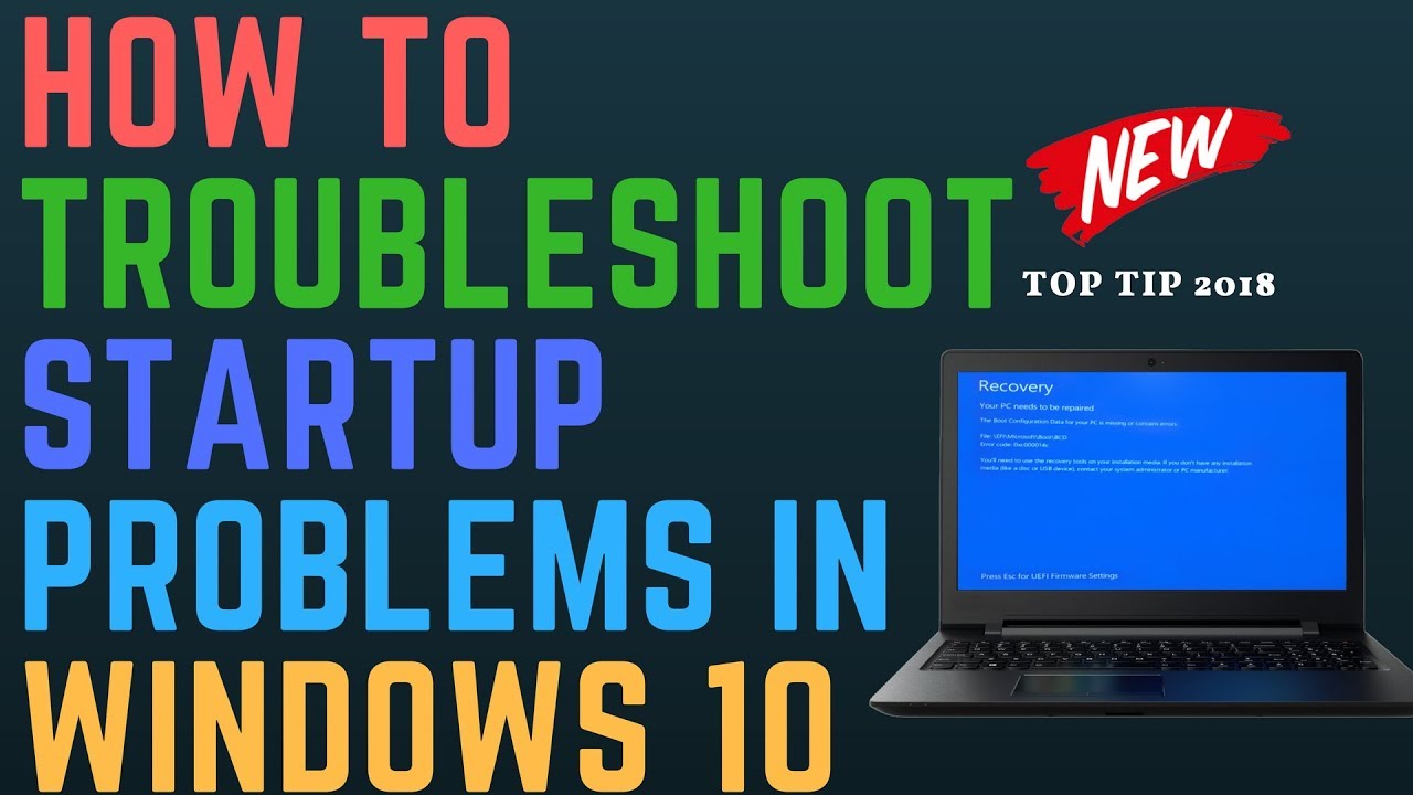 How To Troubleshoot Startup Problems In Windows 10 - YouTube