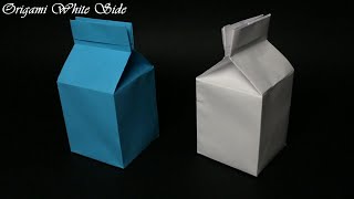 How to make a milk carton out of paper