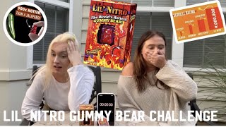 WORLD'S HOTTEST GUMMY BEAR | Lil' Nitro Gummy Bear Challenge GONE WRONG!!! **ALMOST PASSED OUT**