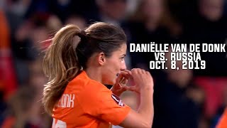 Daniëlle van de Donk vs Russia (October 8 2019)