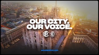 INTER vs AC MILAN | OUR CITY, OUR VOICE | #MadeOfMilano ⚫🔵🥰 [SUB ENG+ITA]