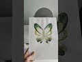 exploring green 🌱 watercolor butterfly art