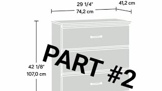 Building a Sauder 4 drawer chest  (pt.2)