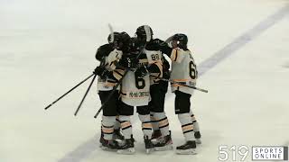 GOJHL Playoffs (Game 1) - Elmira Sugar Kings vs Kitchener-Waterloo Siskins