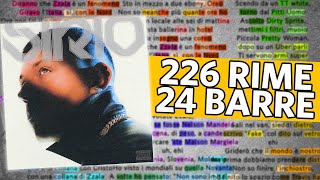 LAZZA chiude 226 RIME in 24 BARRE | SIRIO "NULLA DI" CHECK THE RHYMES