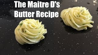 Maitre d's butter recipe - (beurre maitre d'hotel) - French Herb butter