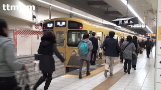 西武池袋駅2番線ホームドア設置前 2000系・20000系発着映像/2016.01.28