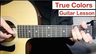 True Colors - Justin Timberlake, Anna Kendrick | Guitar Lesson (Tutorial) How to play Chords