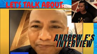 LETS TALK ABOUT : ANDREW E'S INTERVIEW EP.1 (BY TARGET)