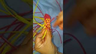 Ladder Knot for beginners | ஏணி படி முடிச்சு | weaving knotting tricks #shorts #plasticwirekoodai