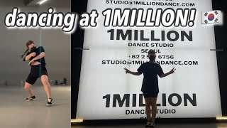 Taking Dance Class at 1MILLION Dance Studio in Seoul, South Korea! (vlog 27)