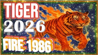 ✪ Tiger Horoscope 2026 |❤| Fire Tiger 1986 | February 9, 1986 to January 28, 1987