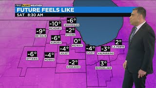 Chicago First Alert Weather: Brutal Wind Chills By Saturday Morning