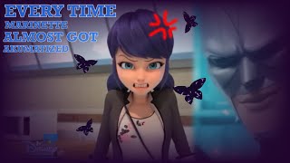 Every Time Marinette ALMOST Got Akumatized // In Miraculous Ladybug