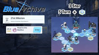 Blue Archive Global - Story Stage Hard 21-3 (3 Star \u0026 5 Turn Clear) + Pyro Box