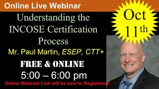 2021-10-11: Understanding the INCOSE SEP Certification Process (Martin)