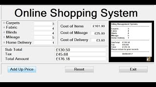 How to Create an Object Oriented Billing System Project in Visual Basic.Net-Tutorial 2 of 3