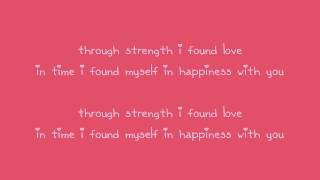 alexis jordan - happiness(Lyrics)
