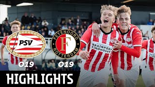 HIGHLIGHTS | Robin van Duiven blijft maar scoren voor PSV O19! 🤯