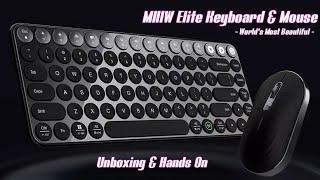 Xiaomi MIIIW Elite Mouse \u0026 Keyboard - Unboxing \u0026 Hands On ( Buy Link @ Description ) - BEAUTIFUL!