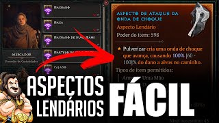 Método mais FÁCIL de conseguir seus ASPECTOS LENDÁRIOS em Diablo 4