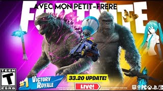 LIVE FORTNITE FR avec mon PETIT-FRERE