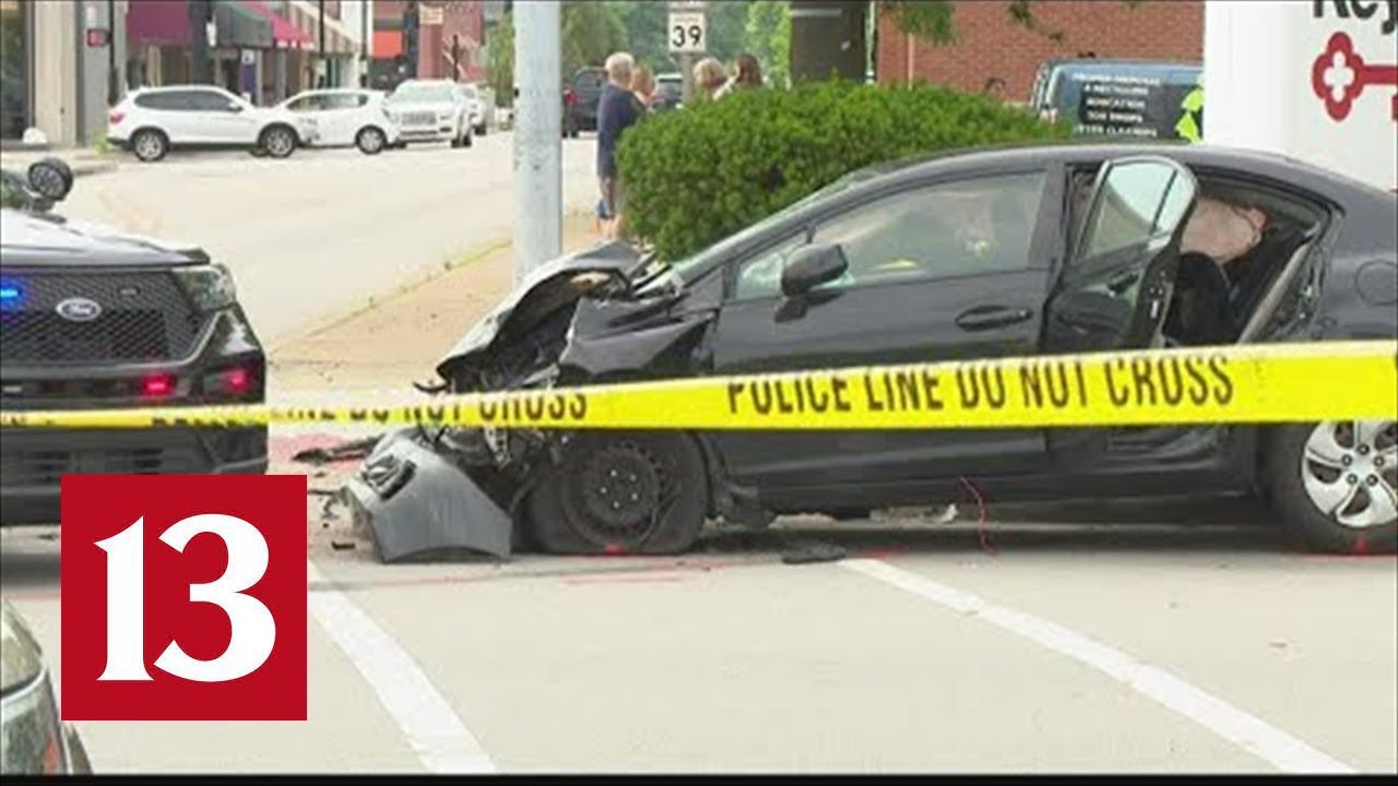 Police Chase Ends In Crash, Injuries - YouTube