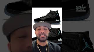 Shadow Jordan 11 vs gamma blue Jordan 11s