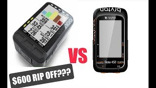 $600 Wahoo Roam VS $200 Bryton 450 GPS Unit & Which Is Better?