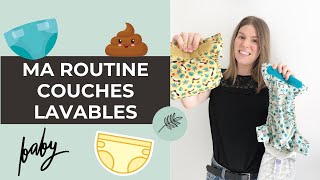 Ma routine COUCHES LAVABLES (TE1 Bambino Mio) 👶🏽 l Ecologique \u0026 zéro déchet 🌿