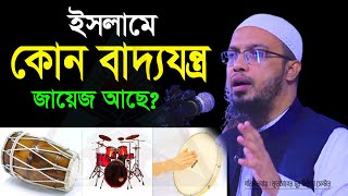 ইসলামে কোন বাদ্যযন্ত্র জায়েজ আছে ? শায়খ আহমাদুল্লাহ ।