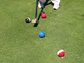 croquet split stop shot aiming points