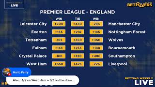 Premier League Predictions \u0026 NFL Picks - Belgian Pro League Picks - Betting Weekly LIVE