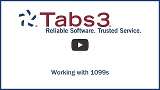 Working with 1099s