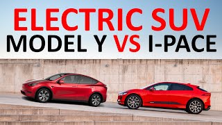 Tesla Model Y vs Jaguar I-Pace: Which Electric SUV is Better? + Side by Side Feature Comparison