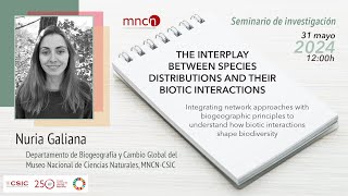 The interplay between species distributions and their biotic interactions