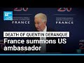 France to summon US ambassador over comments on far-right activist's killing • FRANCE 24 English