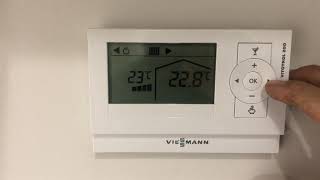 Viessmann Vitotrol 200  How to use The Sistem, Start up instructions. Radio Thermostat WiFi Comand