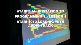 Atari's An Invitation To Programming 1 - Lesson 1 - Audio track as program loads.
