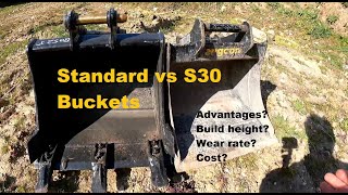 Why I run S-type buckets \u0026 quick hitches on all my excavators