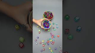 Satisfying Reverse Video with Bells Dice Cubes #satisfying #dominogirl