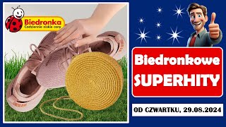 𝐁𝐈𝐄𝐃𝐑𝐎𝐍𝐊𝐀 🐞 Nowa Oferta od Czwartku 29.08.2024 | Biedronkowe Superhity