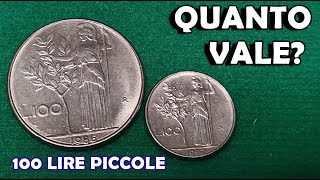 100 Lire Piccole - 1990 1991 1992 Quanto Vale? Valore della Moneta Piccola, Mini Monete