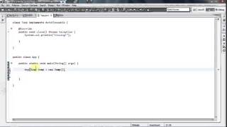 Tutorial 43 - Try with Resources