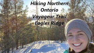 Hiking Voyageur Trail - Eagles Ridge Lookout