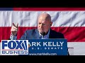 Mark Kelly speaks after beating incumbent Arizona Sen. Martha McSally