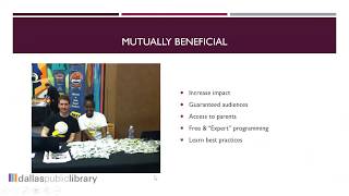 2018 Conference Preview Webinar -- Library Partnerships