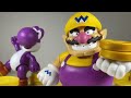 wah jakks gold wario purple yoshi jakks pacific super mario action figure review waluigi bowser