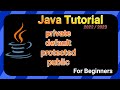 VISIBILITY - Java TUTORIAL 2022/2023 for BEGINNERS