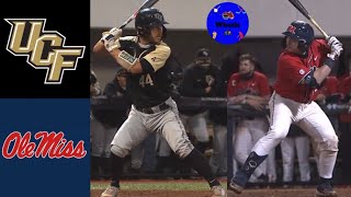 UCF vs #1 Ole Miss Highlights | 2021 College Baseball Highlights